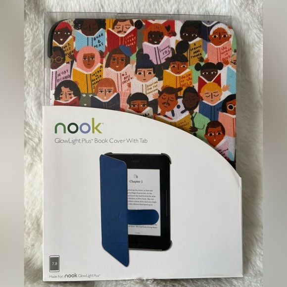 Nook Glowlight Plus Book Cover With Tab - Picture 2 of 3